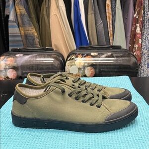 Rag & Bone Green Standard Issue  Canvas Men's Sneakers Men’s Size 10.5